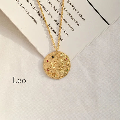 Astro Gold Zodiac Pendant