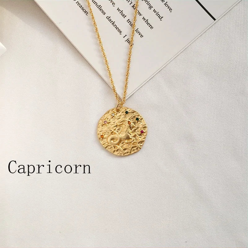 Astro Gold Zodiac Pendant