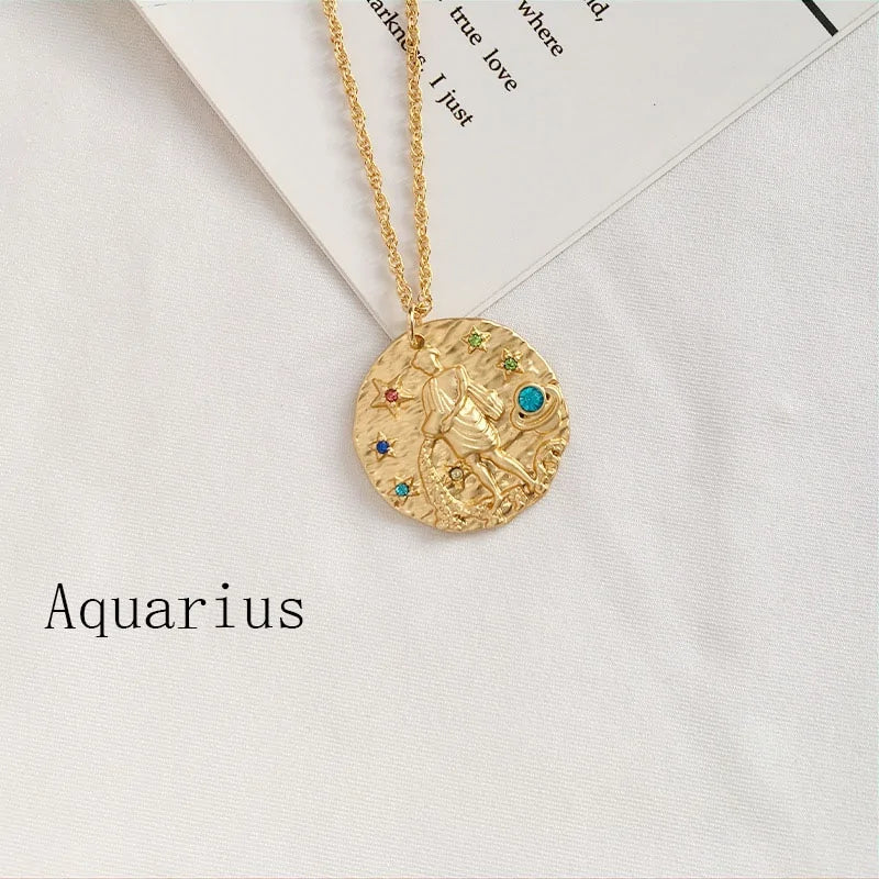 Astro Gold Zodiac Pendant