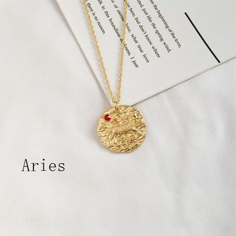 Astro Gold Zodiac Pendant