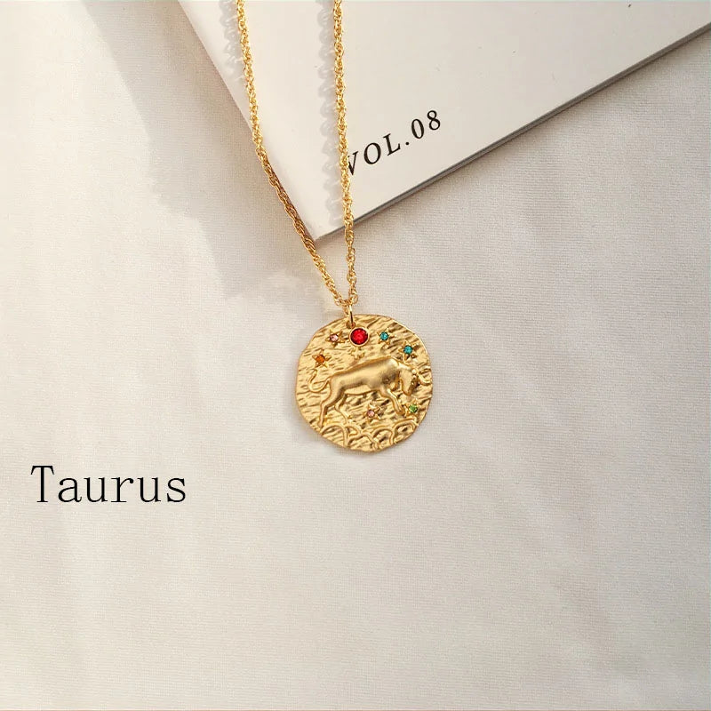 Astro Gold Zodiac Pendant