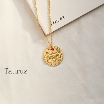 Astro Gold Zodiac Pendant