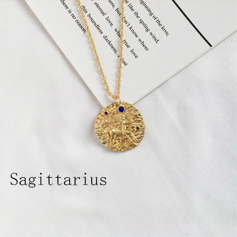 Astro Gold Zodiac Pendant