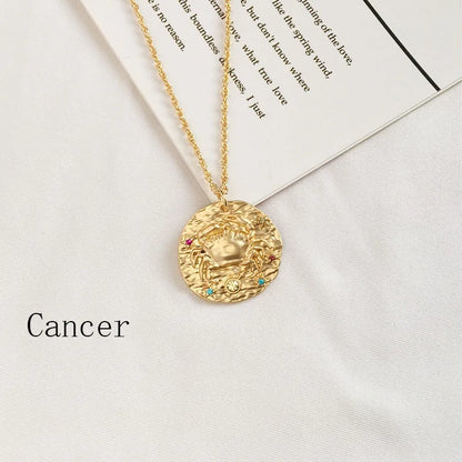 Astro Gold Zodiac Pendant