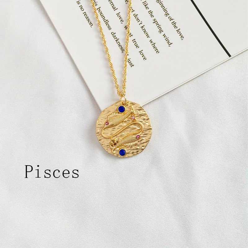 Astro Gold Zodiac Pendant