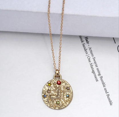 Astro Gold Zodiac Pendant