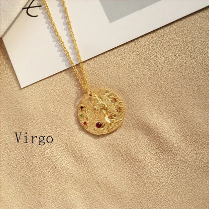 Astro Gold Zodiac Pendant