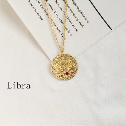 Astro Gold Zodiac Pendant