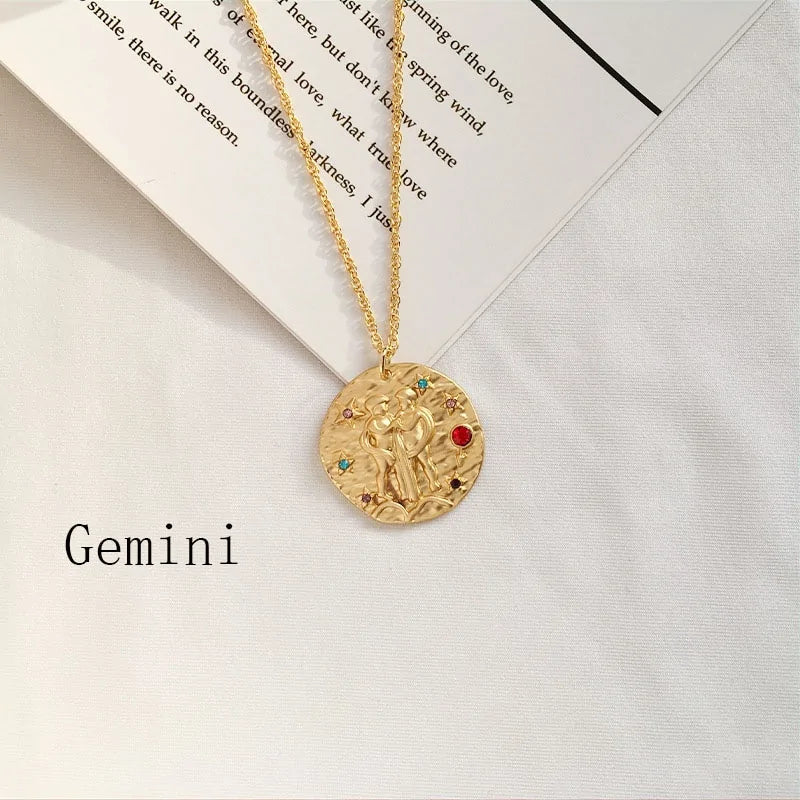 Astro Gold Zodiac Pendant