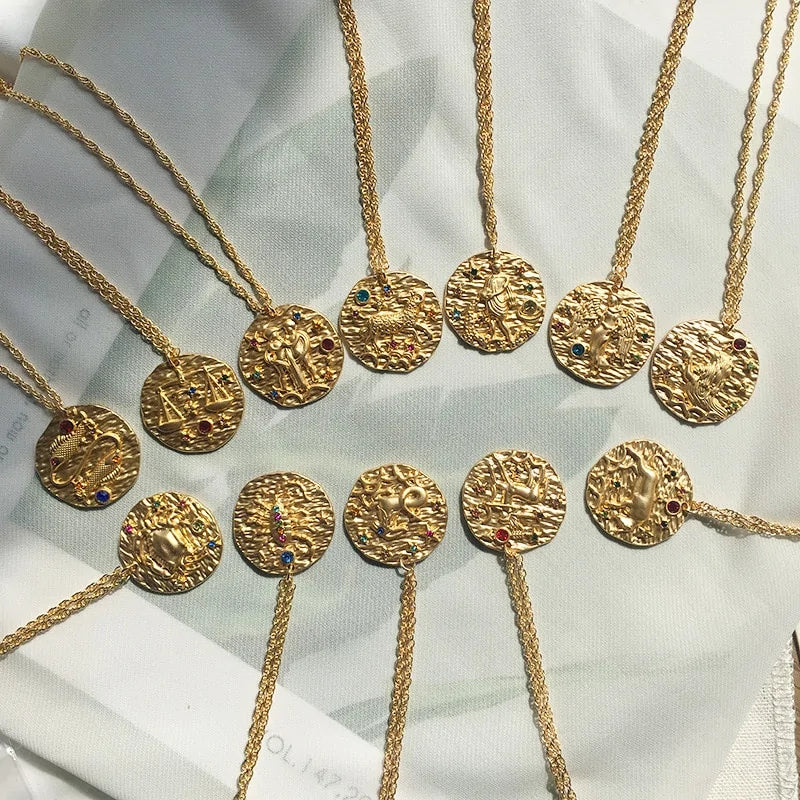 Astro Gold Zodiac Pendant